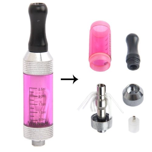 Vivi Protank 2.5ml Cordless E-Cigarette Atomizer (Magenta)